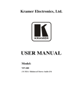 Kramer Electronics VP-108 User manual