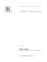 Kramer VP-311DVI User manual