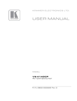 Kramer Electronics VS-41HDCP User manual