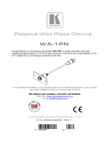 Kramer Electronics WA-1PN User manual