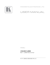 Kramer Electronics VS-801USB User manual