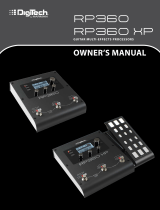 DigiTech RP360 User manual