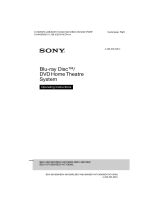 Sony BDV-N7100WL Owner's manual