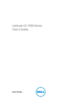 Dell Latitude 13 7350 Series Operating instructions