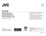 JVC KD-X220E Owner's manual