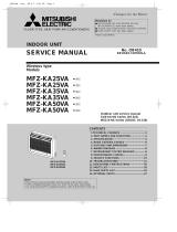 Mitsubishi Electric MFZ-KA25VA User manual