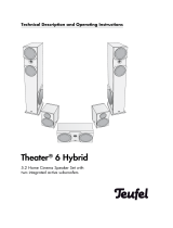 Teufel Theater 6 Hybrid 5.2 Owner's manual