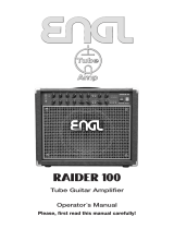 Engl RAIDER 100 E344 User manual