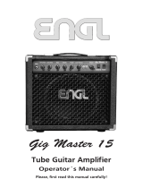 Engl GIGMASTER 15 COMBO E310 User manual