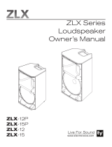 Electro-Voice ZLX-15P Owner's manual