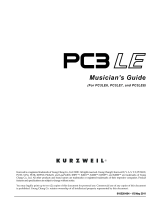 Kurzweil PC3LE8 Specification