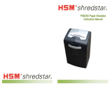 HSM shredstar PS825S User manual