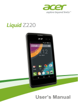 Acer Liquid Z220 Duo User manual