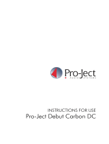 Pro-Ject Audio Systems Debut Carbon (DC) Owner's manual