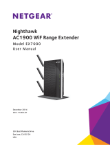 Netgear WiFi Mesh Range Extender EX7000 - Coverage up to 2100 sq.ft. and 35 devices User manual