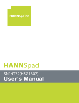 Hannspree HannsPad 13.3 Titan Owner's manual