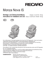 RECARO Monza Nova IS User manual