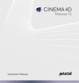 Maxon Cinema Cinema 4D 15.0 User manual