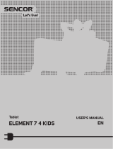 Sencor ELEMENT 7 4KIDS User manual