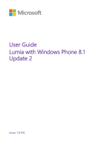 Microsoft Lumia Windows Phone 8.1 Update 2 Owner's manual