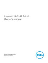 Dell Inspiron 3147 Owner's manual