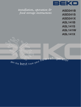 Beko ASD241B American Fridge Freezer User manual
