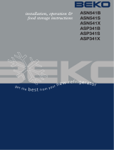 Beko ASN541B User manual