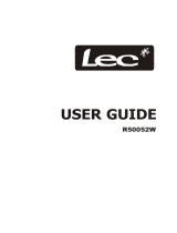 LEC R50052 User manual