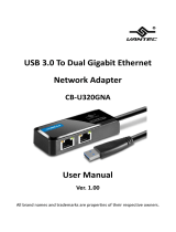 Vantec CB-U320GNA User manual