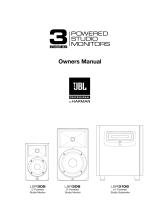 JBL LSR305 Owner's manual