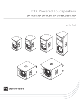 Electro-Voice ETX-15SP User manual