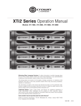 Crown XTi 1002 Owner's manual