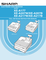Sharp XE-A177 User manual