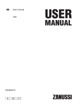 Zanussi ZGG62414SA User manual