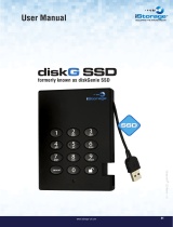 iStorage diskG SSD AES 256-bit 1000GB User manual