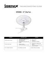 Igenix DF0006 Troubleshooting guide