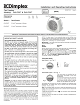 Dimplex DXUF30T User manual