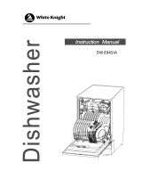 White Knight DW0945IA Slimline Integrated Dishwasher Owner's manual