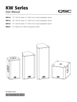 QSC KW181 User manual