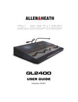 ALLEN & HEATH GL 2000 User manual