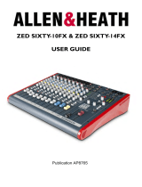Allen-Heath ZED Sixty-14FX User manual