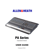 ALLEN & HEATH PA Series User manual