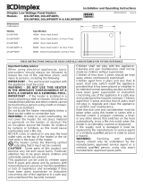 Dimplex DXLWP400 Operating instructions
