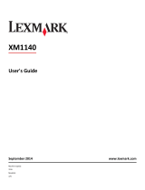 Lexmark XM1140 User guide