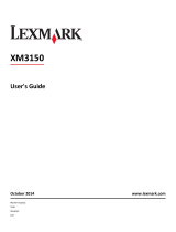 Lexmark XM3150 User manual