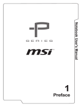 MSI PX60-2QDi716H11 User manual