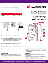Swordfish Ebony-8 Operating instructions