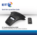 BT Conferencing Unit X300 User guide