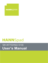 Hannspree SN1AT75B User manual
