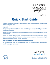 Alcatel 4045X User manual